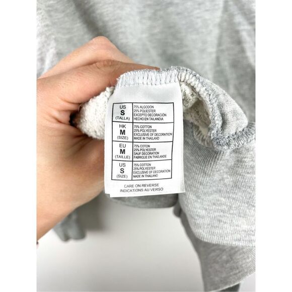 Walt Disney World Emboridered Four Park Crewneck Pullover Sweater - Gray S - Picture 7 of 8